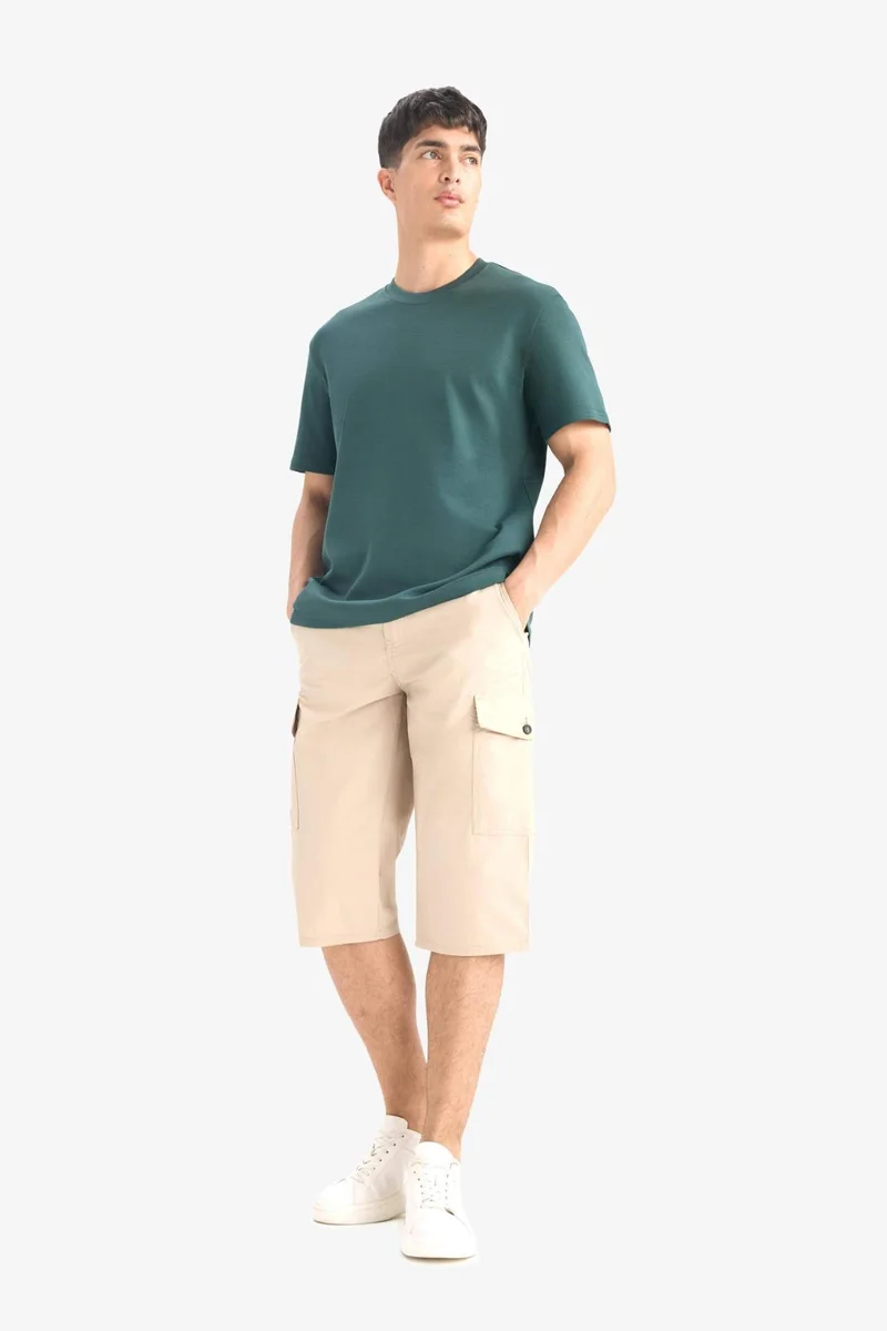 ديفاكتو Cotton Regular Fit Capri Pants