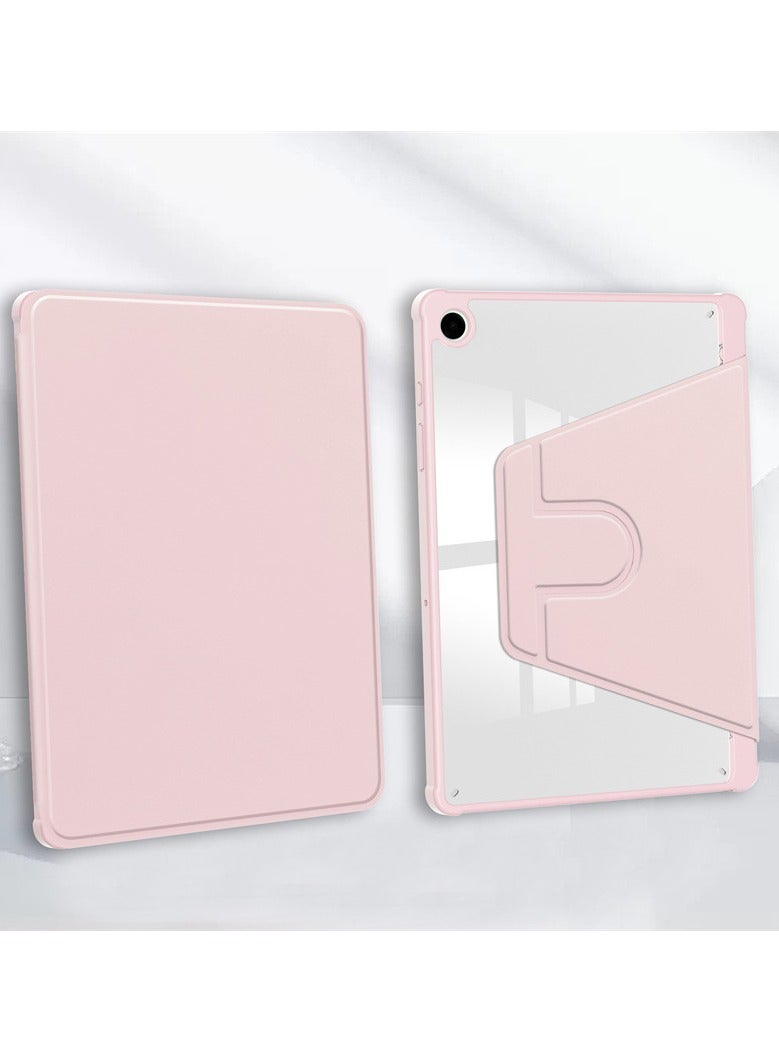 Case for  Samsung Galaxy Tab A9 Plus，Tablet Protective Case  , Acrylic 360 ° Rotating Design, Automatic Wake-up/sleep,  Pink - Image 5