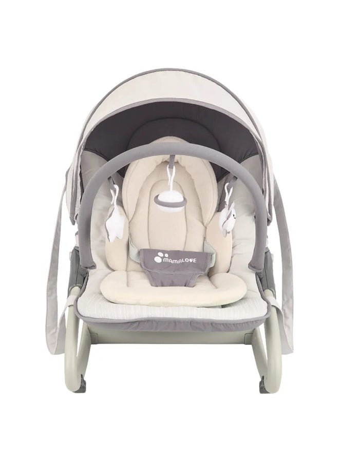 MAMALOVE Baby Rocking Chair with Canopy and Toys - Image 4