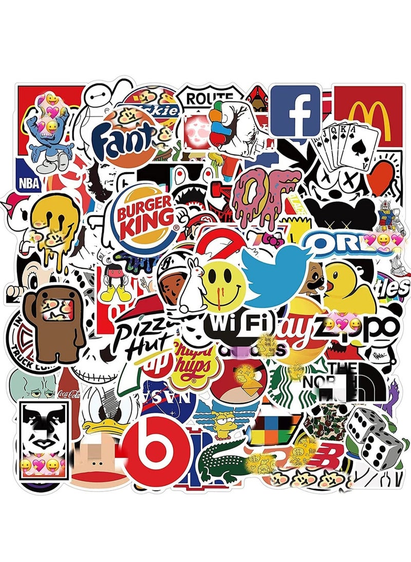 كابتن تيك KASTWAVE Stickers Decals for Adults Teens,101 Packs Cute Cool Random Stickers Decals Vinyl Aesthetic Waterproof Stickers for Laptop, Skateboard, Bicycle, Water Bottles for Teens Kids Girls - Image 3