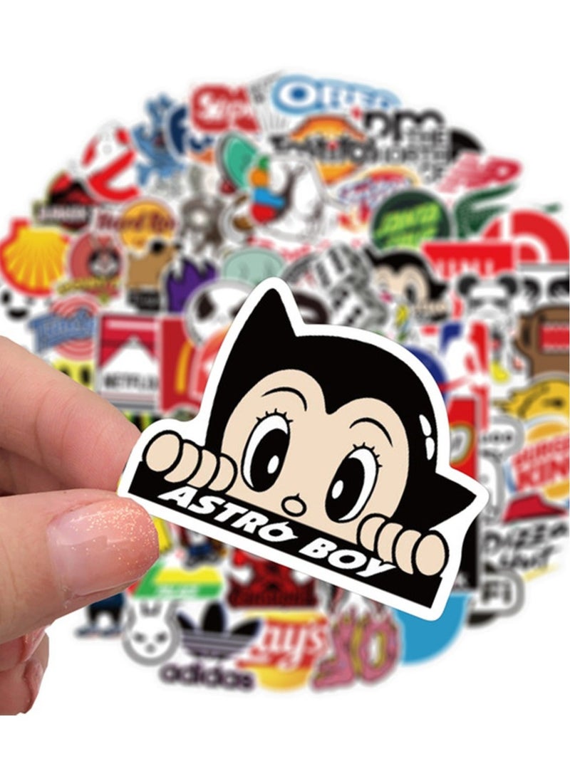 كابتن تيك KASTWAVE Stickers Decals for Adults Teens,101 Packs Cute Cool Random Stickers Decals Vinyl Aesthetic Waterproof Stickers for Laptop, Skateboard, Bicycle, Water Bottles for Teens Kids Girls - Image 2