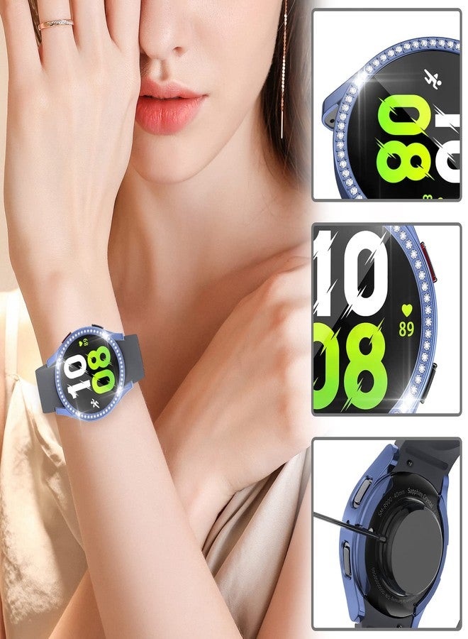 RICHONE 12Pack Compatible with Samsung Galaxy Watch 4/5 44mm Screen Protector Case, Bling Diamonds All-Around Protective Soft Cover Accessories (Multicolor, 44mm) - Image 4