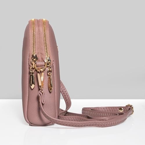 ketmart Small Crossbody Bags for Women Mini Cell Phone Purses with Crossbody Strap Phone Wallet Shoulder Bag Pu leather(Color_Cream) - Image 3