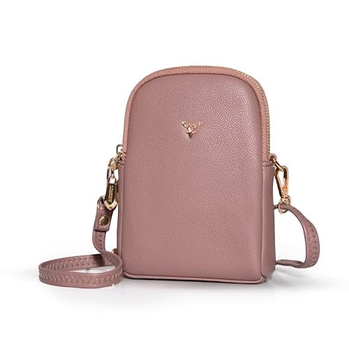 ketmart Small Crossbody Bags for Women Mini Cell Phone Purses with Crossbody Strap Phone Wallet Shoulder Bag Pu leather(Color_Cream) - Image 1