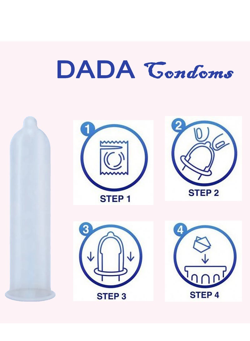 دادا Dada Condoms Plain 12's - Image 5