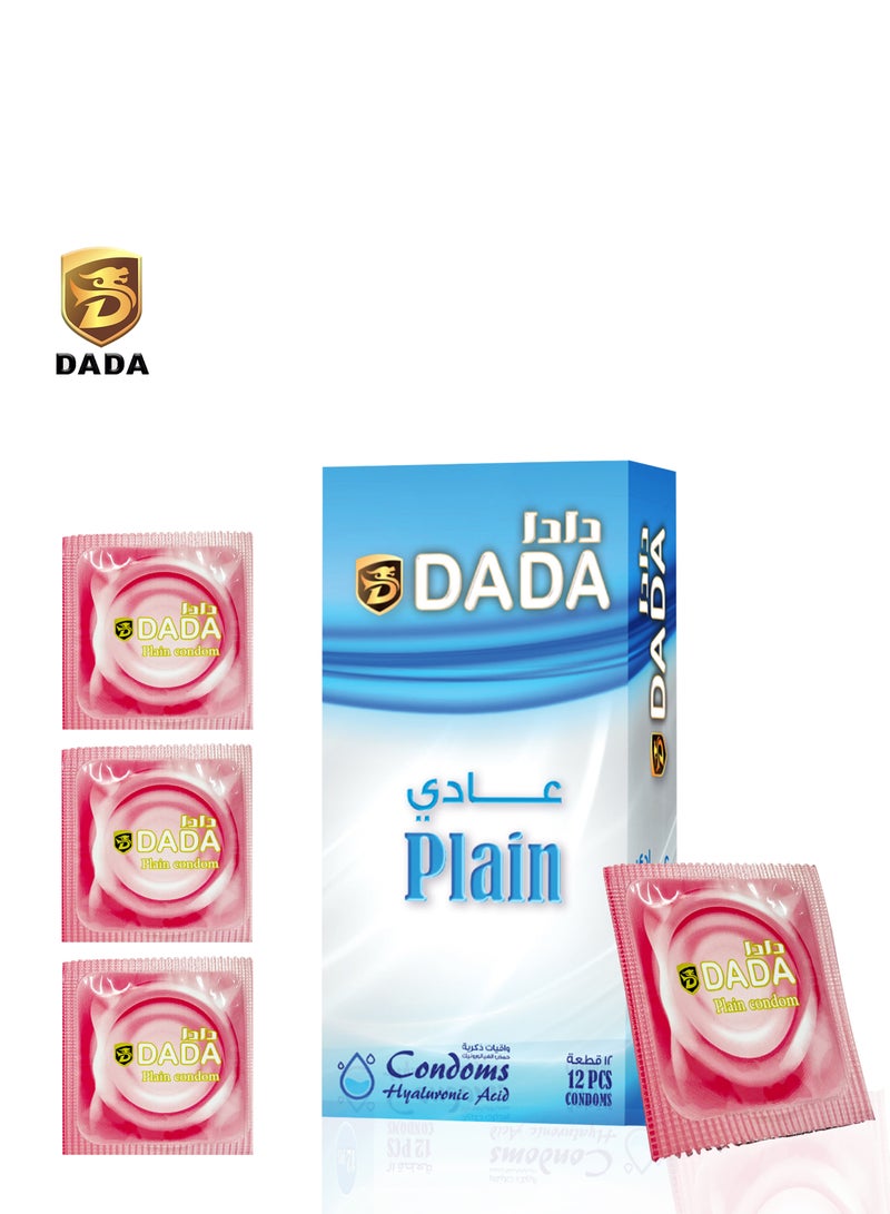 دادا Dada Condoms Plain 12's - Image 2