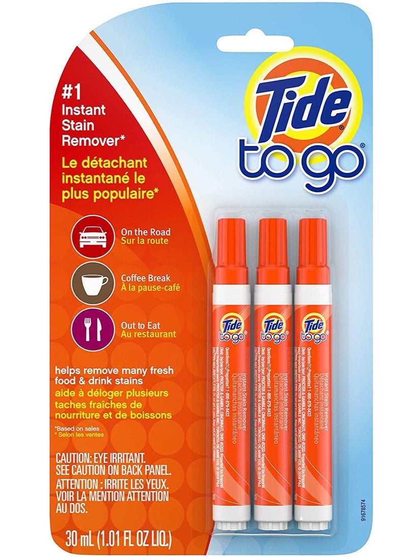 Tide - Instant Stain Remover Liquid Pen 3 Count - Image 1