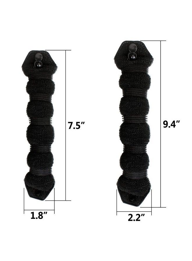 Gugzy Hair Bun Maker Magic Hair Styling Hot Hair Donut Bun Ring Hair Curler Styler Maker (Black) - Image 4