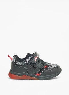 MARVEL Marvel Spider-Man Print Shoes with Hook and Loop Closure  - Image 3