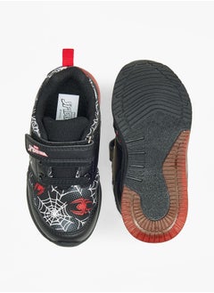 MARVEL Marvel Spider-Man Print Shoes with Hook and Loop Closure  - Image 5