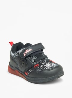 MARVEL Marvel Spider-Man Print Shoes with Hook and Loop Closure  - Image 1