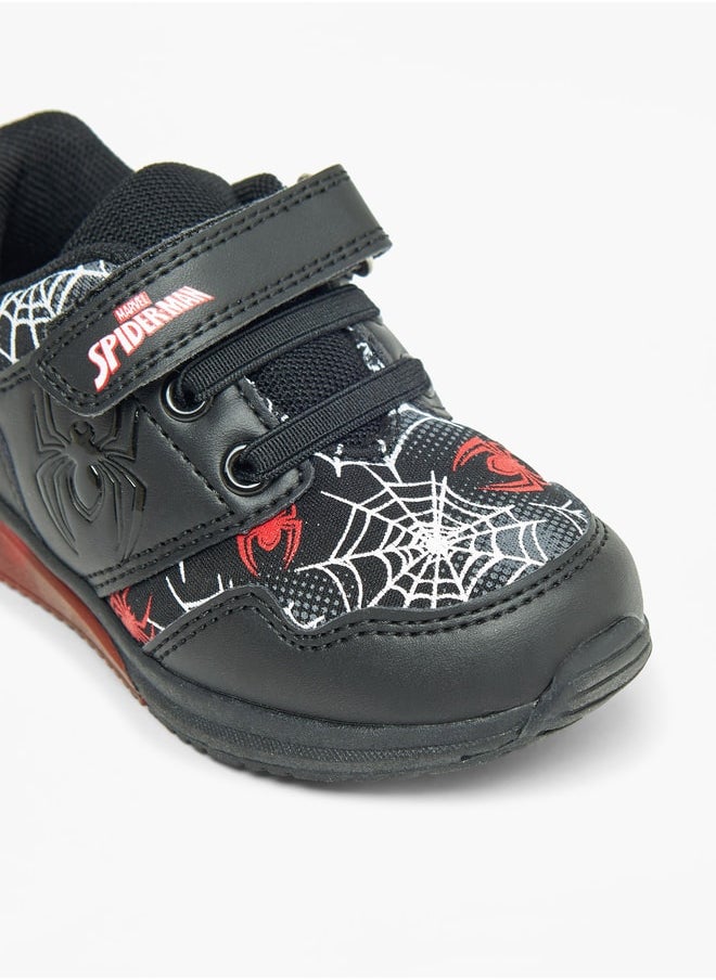 MARVEL - Marvel Spider-Man Print Shoes with Hook and Loop Closure - Image 1