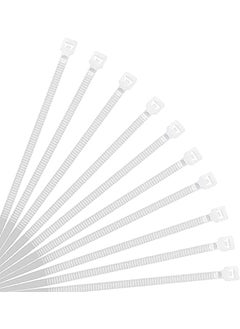 TheMujtaba TheMujtaba Large Zip Ties Heavy Duty Outdoor 10 inch 100 Pack Heavy Duty Zip TiesTensile Strength Outdoor UV ResistantAwnings Tying Branches Bundling of Crops Fixed Water Pipes  - Image 1