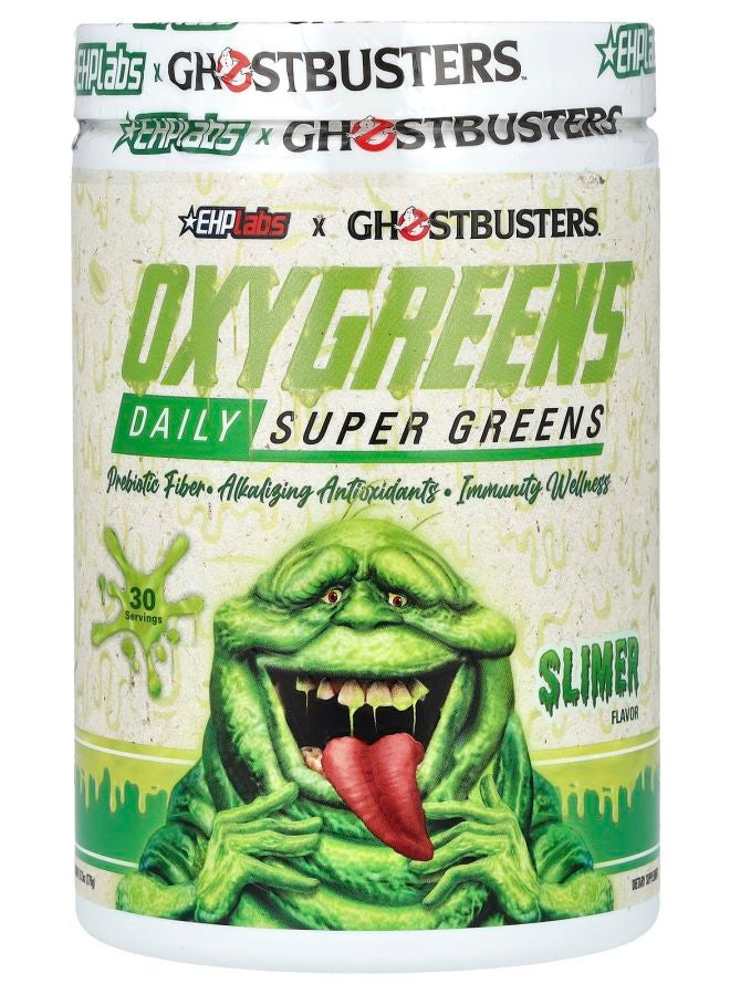 EHPLabs Ghostbusters Oxygreens Daily Super Greens Slimer 9.73 oz (276 g) - Image 1