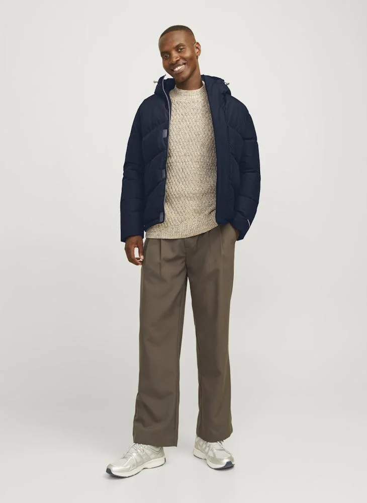JACK & JONES Essential Puffer Collar Jacket