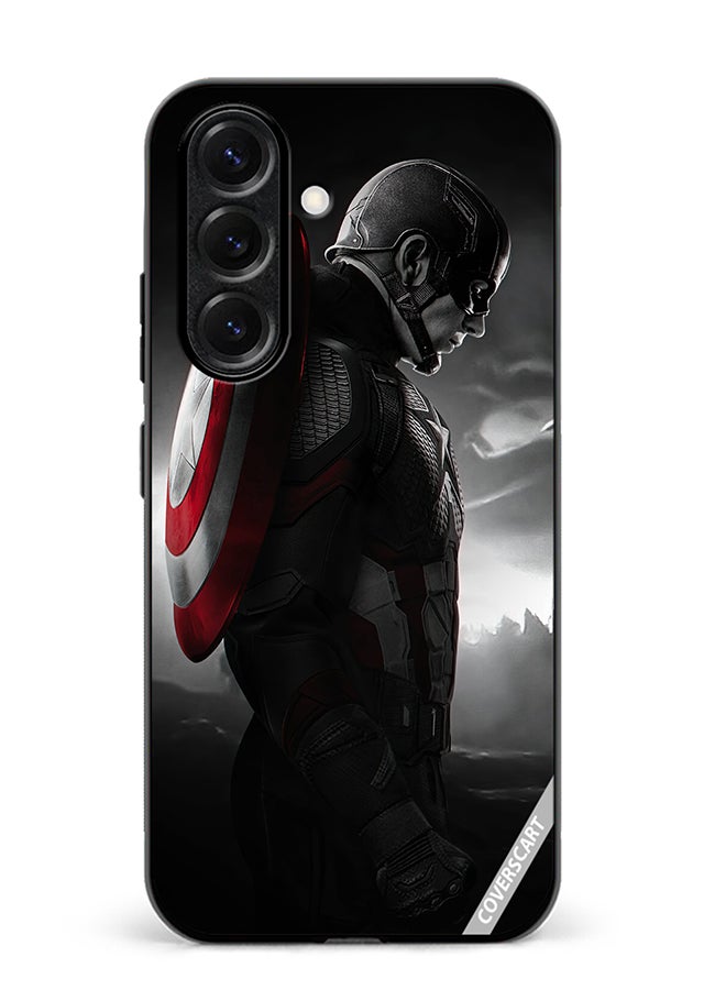 Protective Case Cover For Samsung Galaxy S25 Captain America Design Multicolour