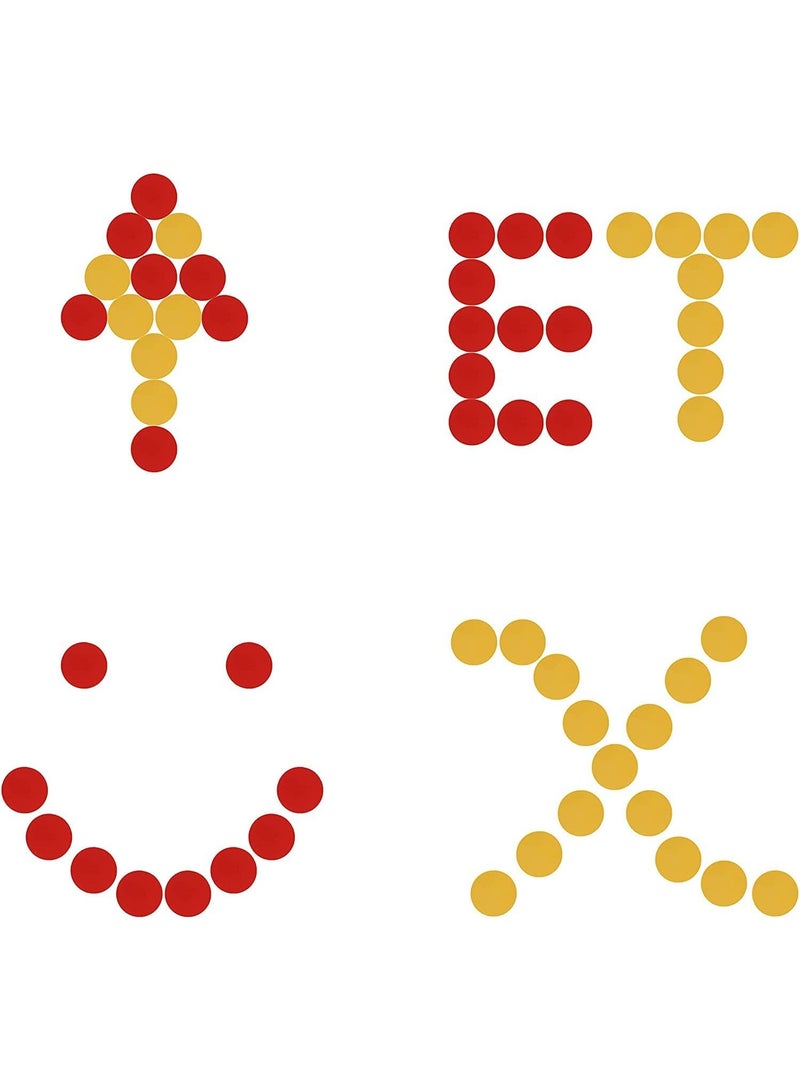 Two Color Counters, 100 pcs, Counters for Kids Math, Counters, Math Counters, Red and Yellow Counters, Math Counters for Kids, Counting Chips, Counters for Math - Image 4