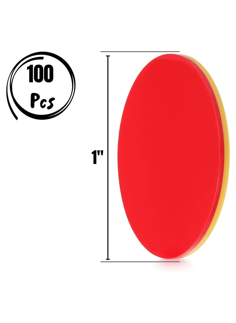 Two Color Counters, 100 pcs, Counters for Kids Math, Counters, Math Counters, Red and Yellow Counters, Math Counters for Kids, Counting Chips, Counters for Math - Image 3