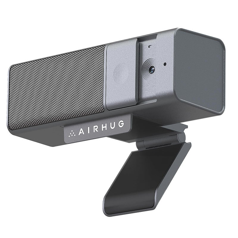 AIRHUG 3 in 1 1080P Webcam with Microphone & Speaker, USB Camera for Video Conferencing/Online Class/Gaming Live, Built-in Privacy Cover - Image 1