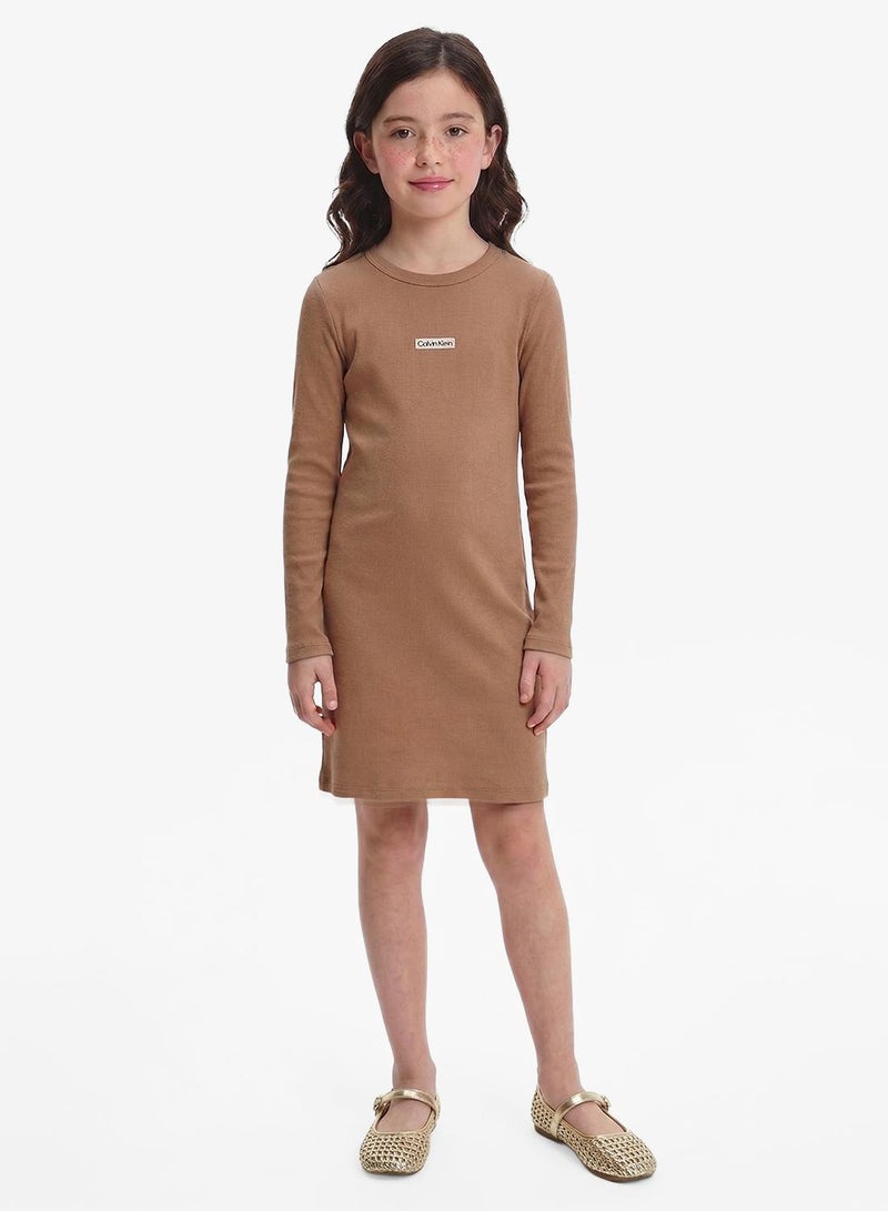 Calvin Klein Jeans Kids Logo Mini Bodycon Dress - Image 1