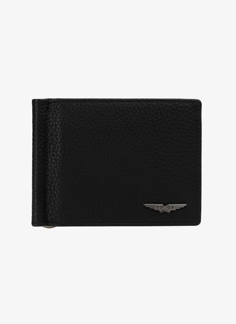 Police Police Men's Slim Leather Bifold Wallet - Marcus - Black