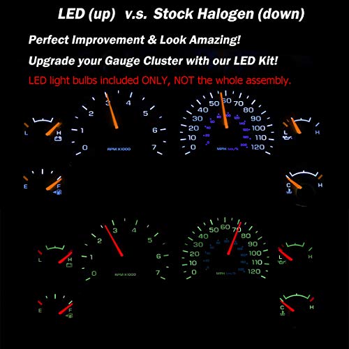 HERCOO White LED Light Bulbs for Instrument Gauge Cluster Speedometer Compatible with 2002-2006 Dodge Ram 1500 2500 3500 - Image 2