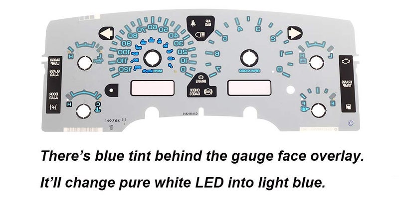 HERCOO White LED Light Bulbs for Instrument Gauge Cluster Speedometer Compatible with 2002-2006 Dodge Ram 1500 2500 3500 - Image 5