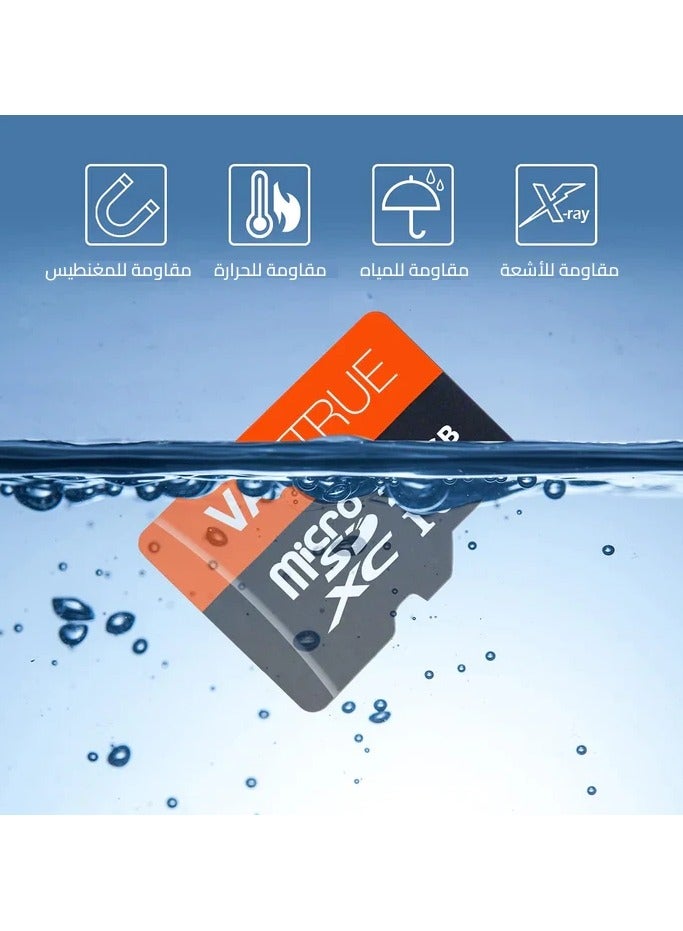 فانترو بطاقة ذاكرة فانترو بسعة 256 جيجابايت مع محول SD - Image 5