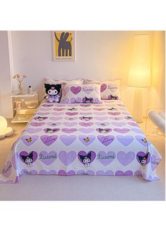 General 4-Piece Kuromi Cotton Comfortable Set Bed Sheet Set Children'S Day Gift Birthday Gift 200X230cm  - Image 3