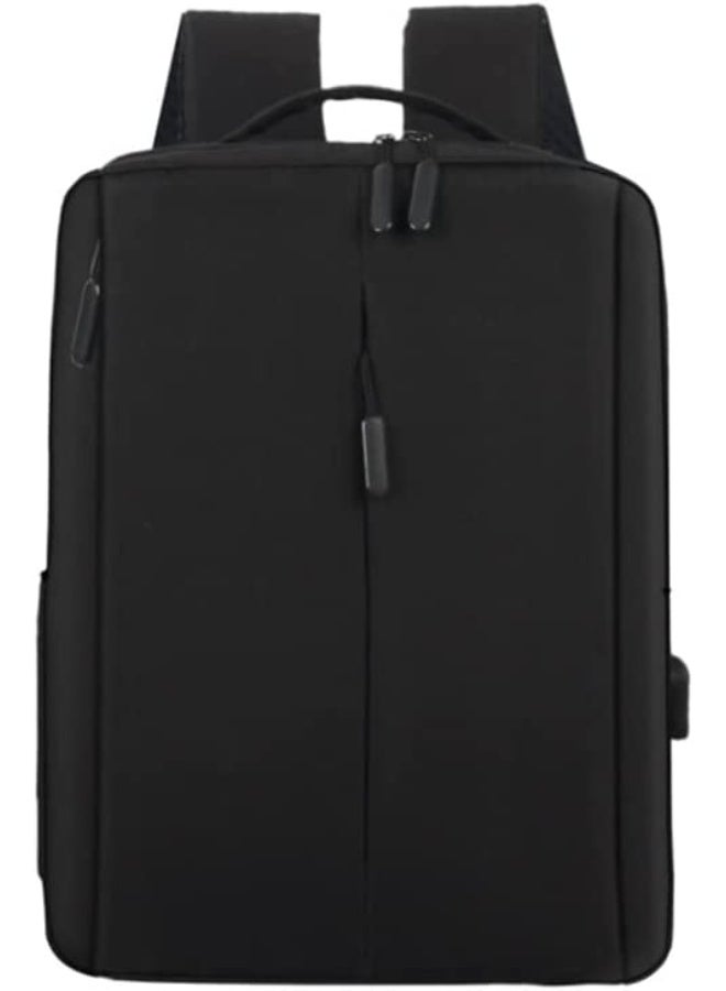 Energy case Energy Case - High Quality - Business Travel Laptop Backpack - Anti Theft Slim Laptop Bookbag with USB Charging Port for men and women College School Bag Fits 17 Inch Smart School Backpack for Boys/Girls Waterproof (black)  - Image 2