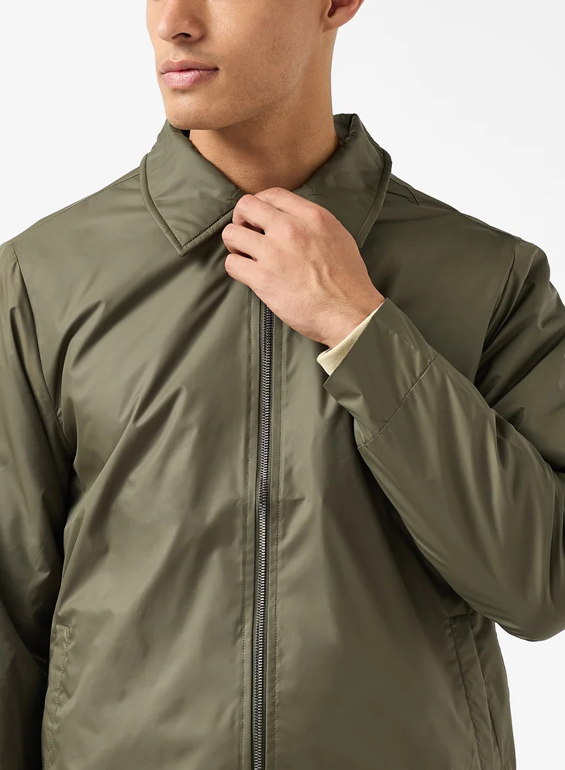سفنتي فايف Harrington Zip Through Bomber Jacket