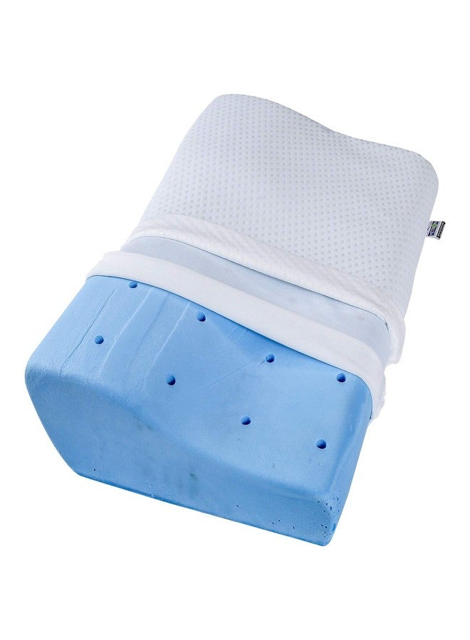 Metron Cervical Pillow for Spondylitis | Visco Soft Memory Foam Pillow for Shoulder Neck Pain | Orthopedic Contour Bed Pillow for Sleeping| Neck Support Pillow for Side Back Stomach Sleepers - Image 4