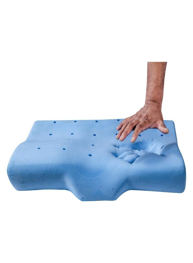 Metron Cervical Pillow for Spondylitis | Visco Soft Memory Foam Pillow for Shoulder Neck Pain | Orthopedic Contour Bed Pillow for Sleeping| Neck Support Pillow for Side Back Stomach Sleepers - Image 5