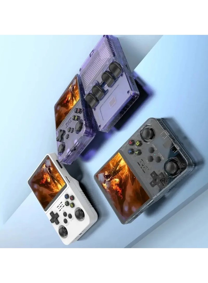 بانفيل جهاز ألعاب جيب ريترو R36S - شاشة IPS عالية الدقة مقاس 3.5 بوصة، وذاكرة وصول عشوائي (RAM) سعة 1 جيجابايت، ومساحة تخزين 64 جيجابايت، وأكثر من 20 محاكيًا، وبطارية تدوم 6 ساعات - جهاز محمول يعمل بنظام Linux للألعاب الكلاسيكية - Image 3