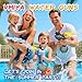 Vmiya Electric Water Gun for Adults Kids Ages 48 812 with Muzzle Flash Automatic Squirt Gun Water Pistol up to 32 FT Large Capacity 800CC Summer Outdoor Beach Pool Party Toy Gift Gray - Image 4