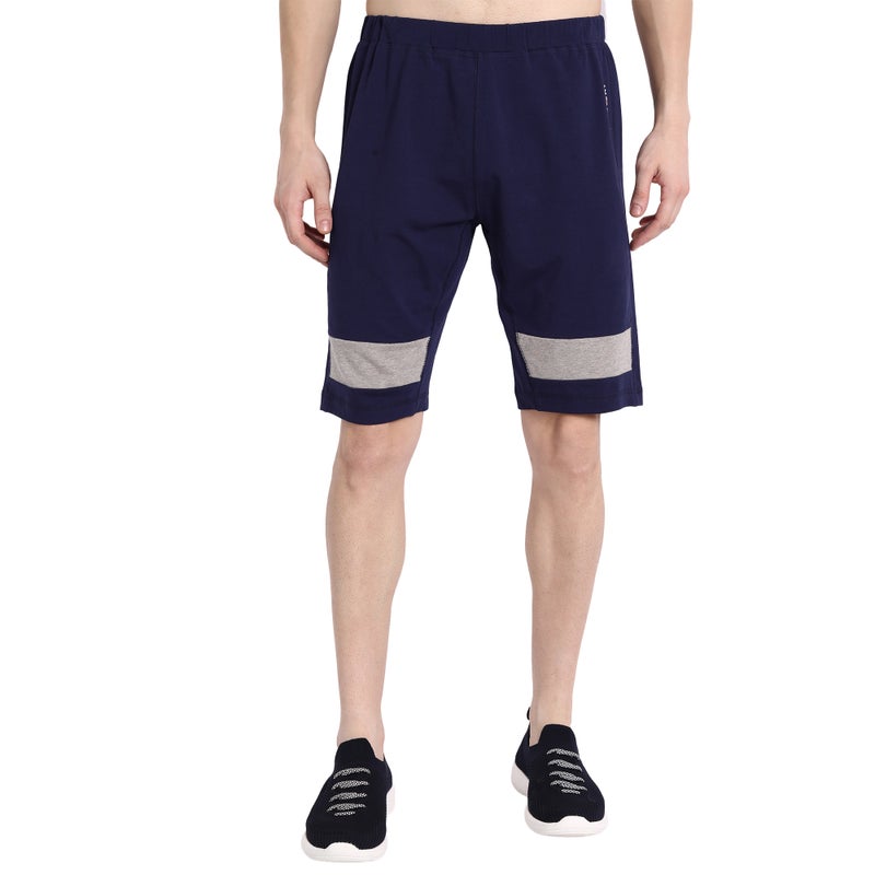 amswan COTTON RICH LYCRA PRINTED SHORTS - Image 1