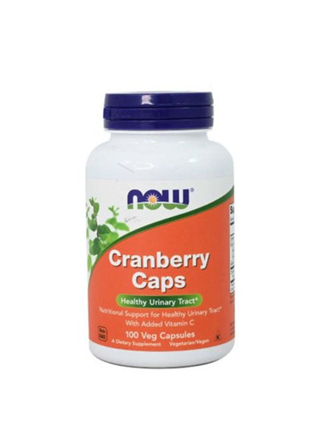 now Cranberry Caps Healthy Urinary Tract with Vitamin C 100 Capsules
