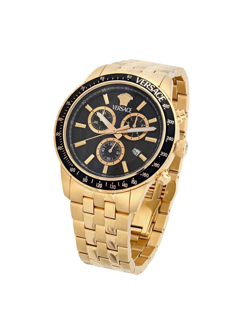 فيرزاتشي Sport Chrono Quartz Black Dial  Watch