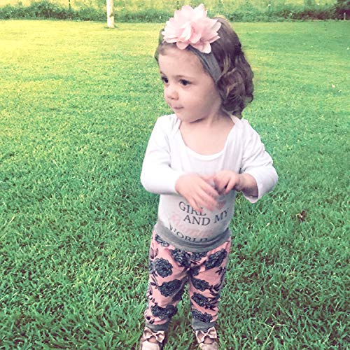 Renotemy Infant Baby Clothes Girl Newborn Outfits Long Sleeve Romper Pants Set 0-3 Months Baby Girl Clothes Outfit Sets - Image 2