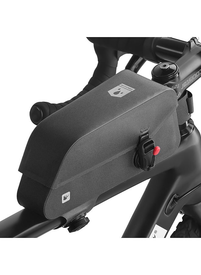 Rhinowalk 2L Waterproof Bicycle TopTube Bag Magnetic Bike Bag Bicycle Front Bag Compact Size Quick Release Buckle Cycling Bag Road Bike Accessories  - Image 4