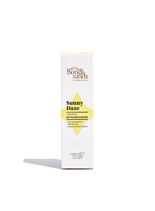 BONDI SANDS مرطب الوجه بوندي ساندز ساني دايز 50 جرام – حماية عالية للبشرة الحساسة للشمس، فيتامين E و SPF 50، درع الزنك لتخفيف حروق الشمس 50 جرام - Image 3