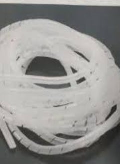 KNP KNP White Spiral Cable Wrap 30 MM is a versatile and durable solution for organizing and protecting cables and wires. This wrap helps keep cables tidy prevents damage and improves safety by reducing clutter.  - Image 1