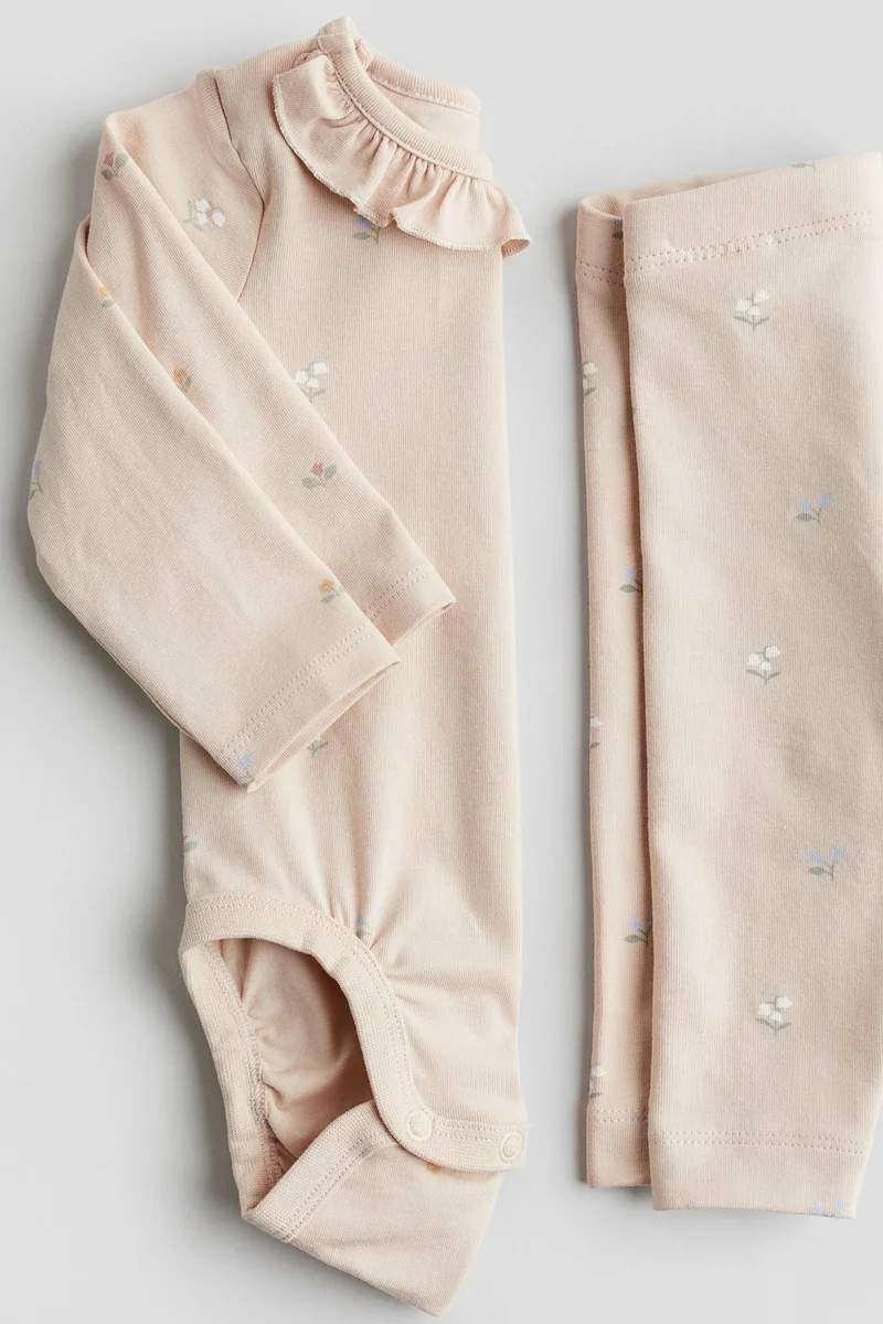 H&M 2-piece cotton jersey set