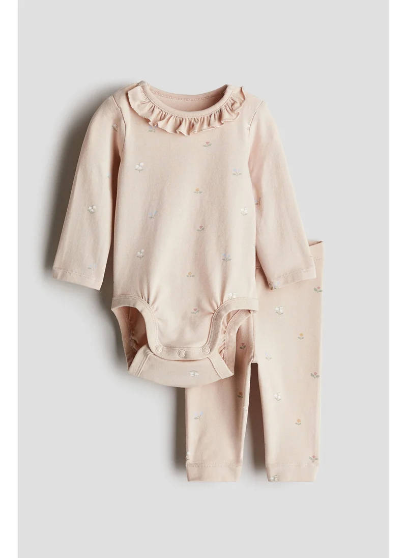 H&M 2-piece cotton jersey set