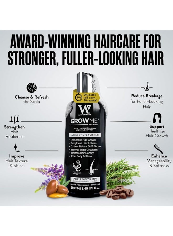 Watermans Hydrating & Revitaising Shampoo 250ml - Image 2