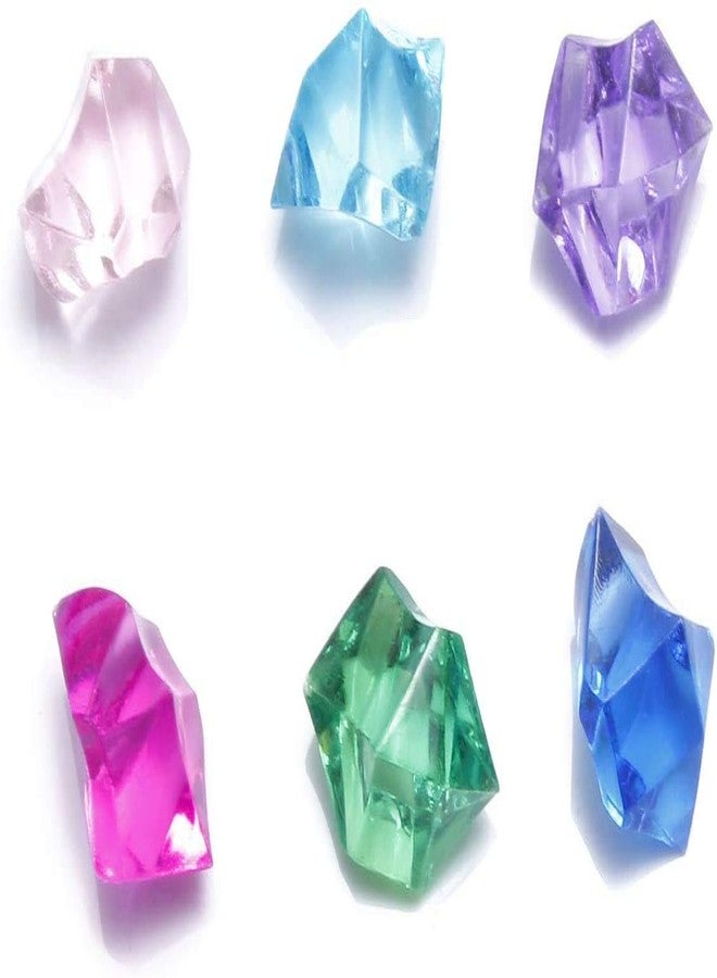 Firstly Acrylic Ice Rocks, Multicolored Jewels Gems Diamond Pirate Treasure for Home Party Supplies Vase Fillers Costume Stage Props Wedding Decorations (50pcs) - Image 3