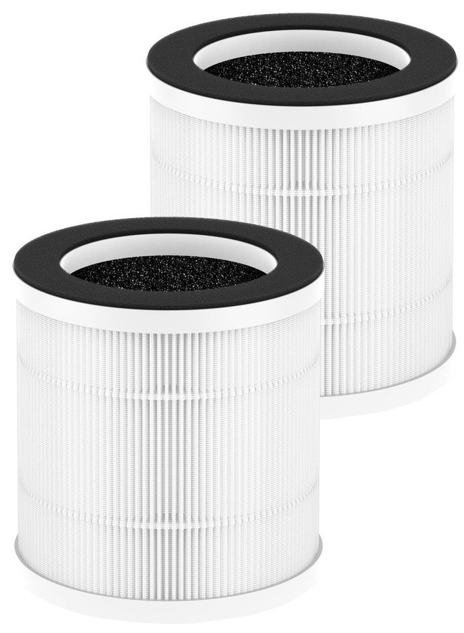 FCFMY 2 Packs PJ08 HEPA Replacement Filters Compatible with RUBOT PJ08 Purifier for Home Large Bedroom Up to 1200 Ft² - Image 1