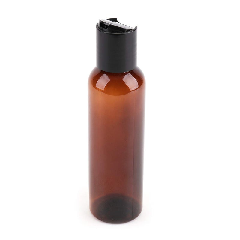 Bekith 30 Pack 4oz Plastic Squeeze Bottles with Disc Top Flip Cap, Empty Amber BPA-Free Refillable Containers For Shampoo, Lotions, Liquid Body Soap, Creams - Image 3