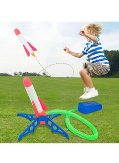 Generic Kid Air Rocket Foot Pump Launcher Outdoor Air Pressing Pedal Luminous Rocket Toy Launcher Play Set Sports Games Toy For Children  - Image 1
