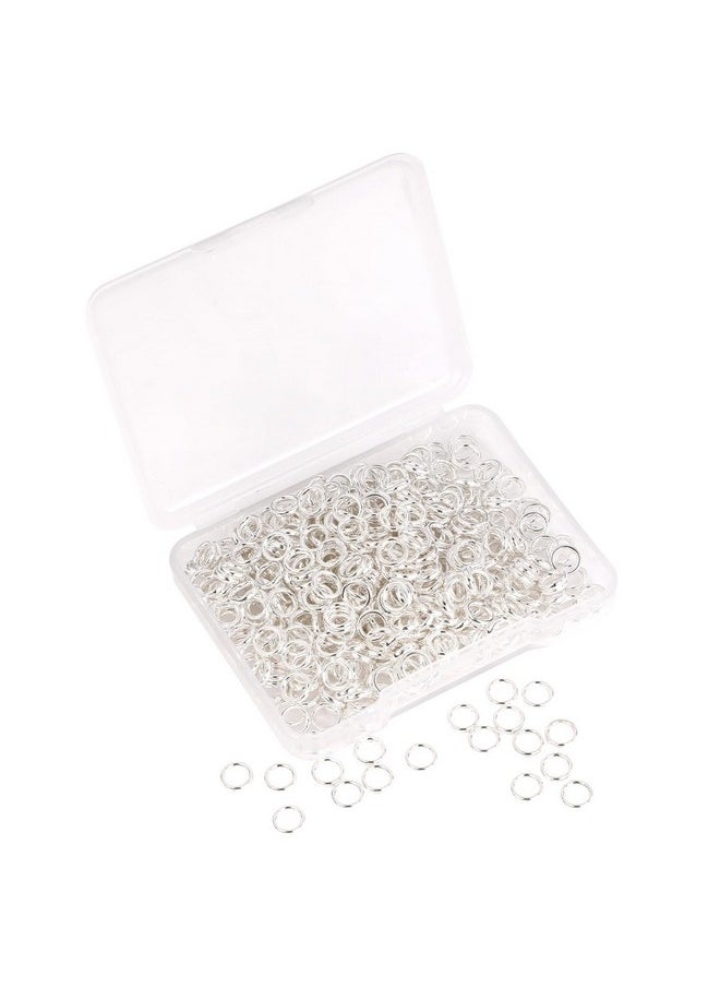Souarts - 6Mm Pack Of 500Pcs Silver Color 20 Gauge Closed Jump Rings For Necklace Bracelet Jewelry Making - Image 1